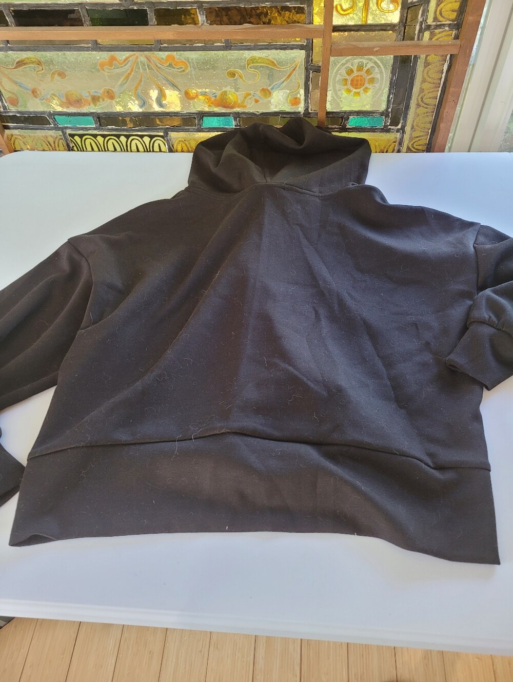 Industry XL Women's Black Full-Zip Hoodie Sweater - Picture 2 of 8